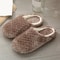 Womens Winter Fur Slippers Soft, Non-Slip, Memory Foam Indoor Shoes for Couples and Kids, Cartoon Cat Design