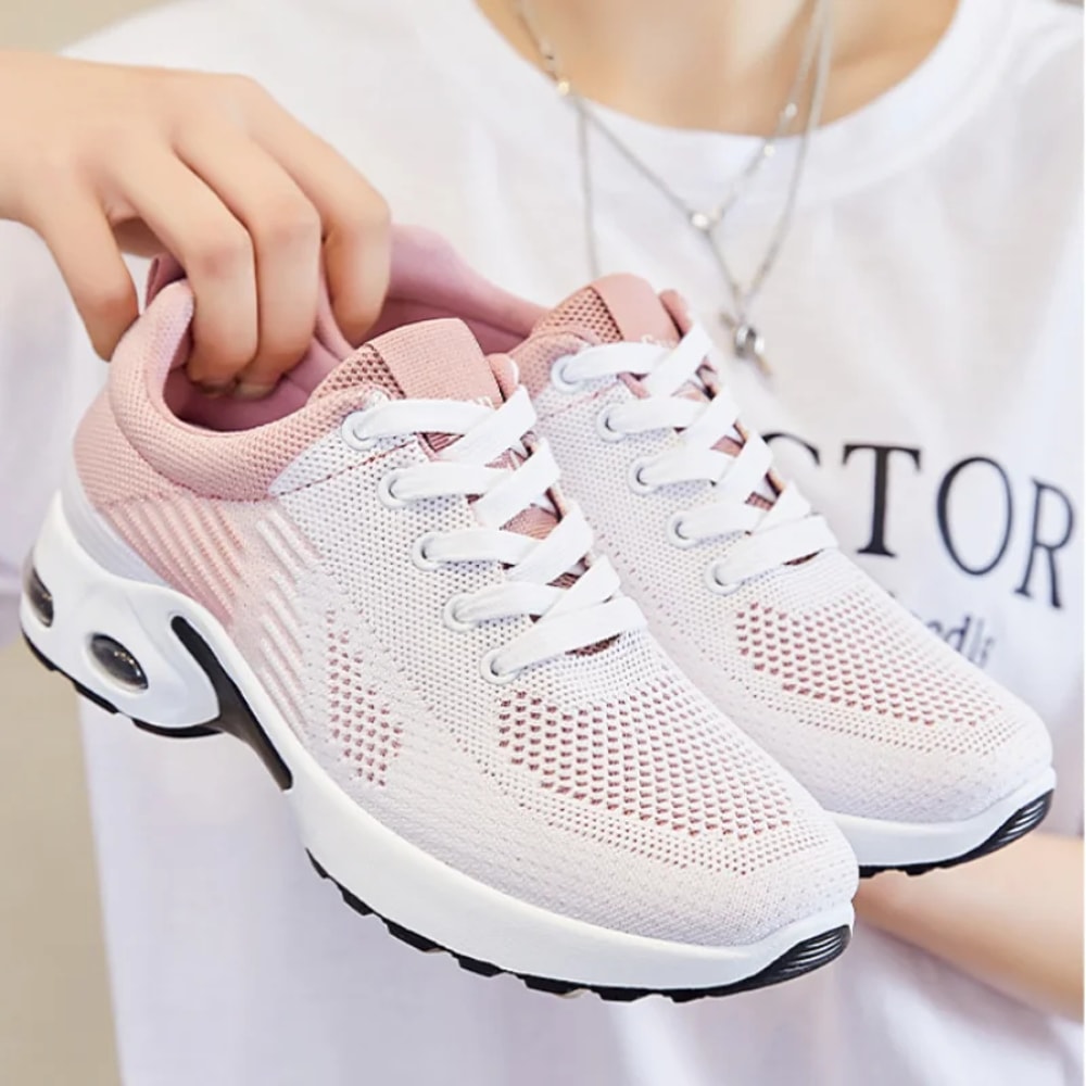 Womens Breathable Mesh Sneakers Casual & Comfortable Summer Shoes