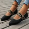 Comfortable Womens Ballet Flats Elegant Low Heel Sneakers for Everyday Wear