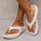 Comfortable NonSlip Platform Flip Flops For Women Cloud Soft Beach Sandals 1