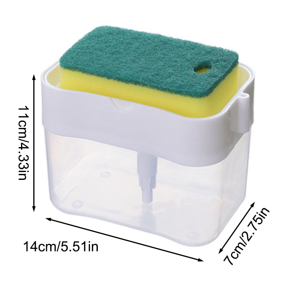 Automatic Dishwashing Brush With Soap Dispenser Efficient Pot Brush For Kitchen Cleaning 4