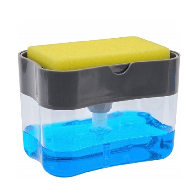 Automatic Dishwashing Brush With Soap Dispenser Efficient Pot Brush For Kitchen Cleaning 6