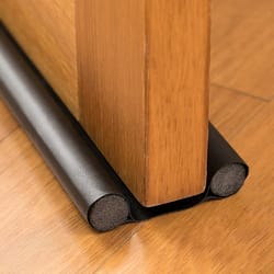 windproof door seal strip double protector draught excluder, dustproof & soundproof guard