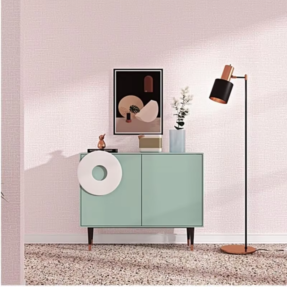 SelfAdhesive PVC Foam Wallpaper Waterproof Linen Wall Sticker For Home Decoration 2