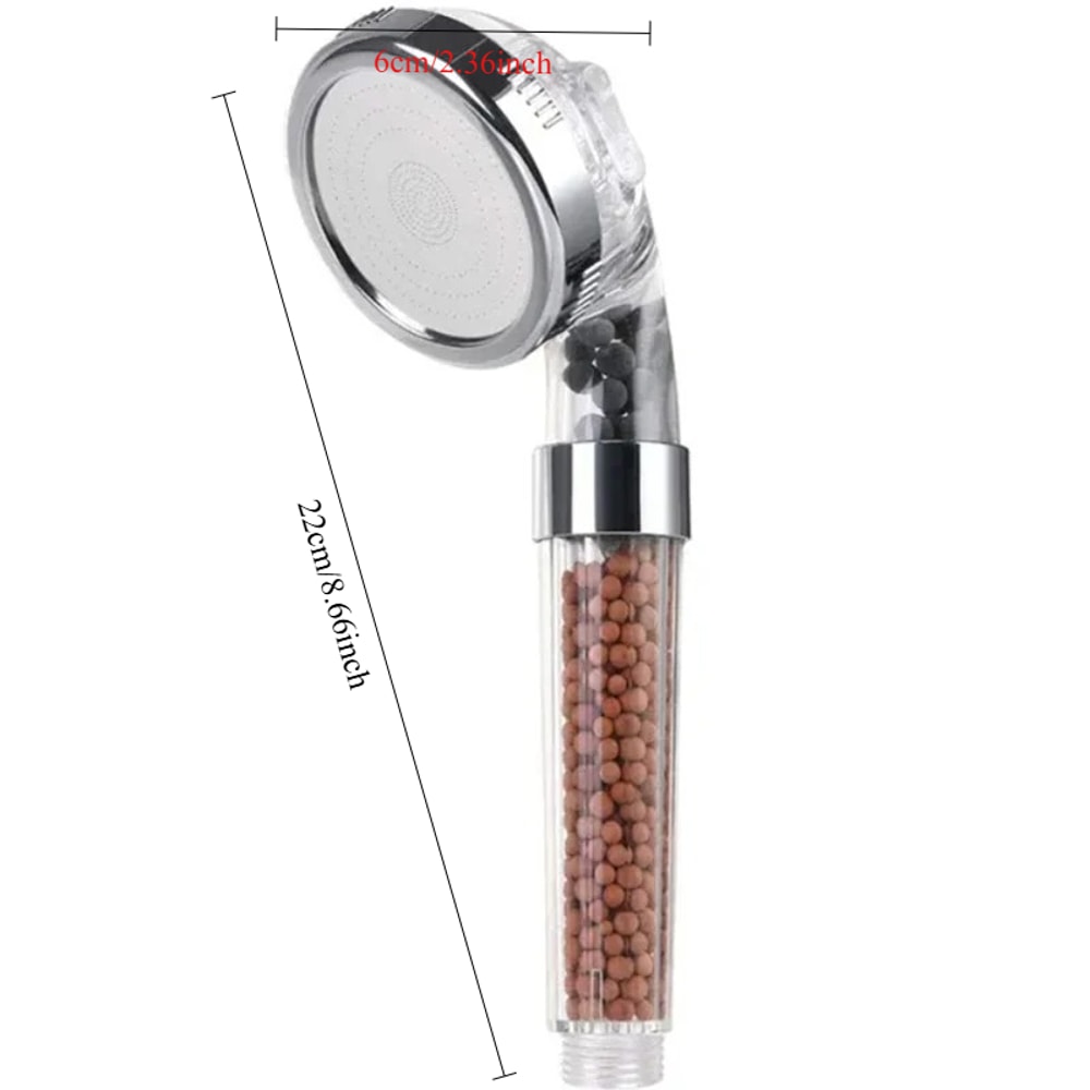 High Pressure Handheld Shower Head Water Saving Anion Filter Rainfall Bathroom Accessory For Ultima 6