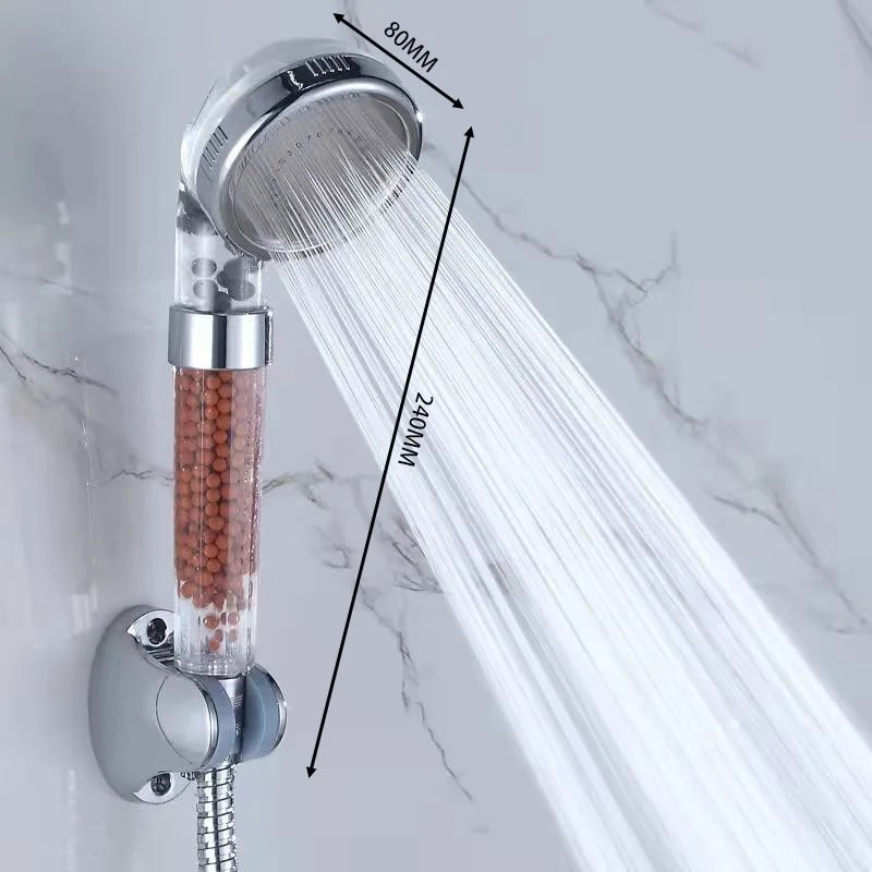 High Pressure Handheld Shower Head Water Saving Anion Filter Rainfall Bathroom Accessory For Ultima 5