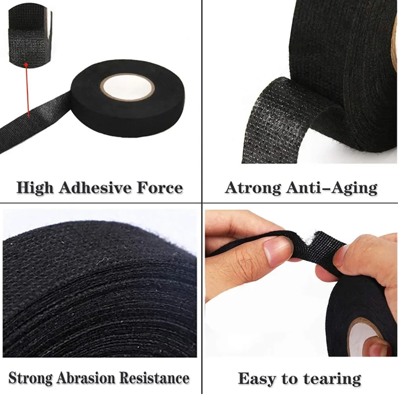 Adhesive Cloth Fabric Tape For Car Wiring Harness 3