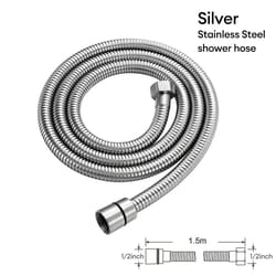stainless steel flexible shower hose durable high-strength hot and cold shower tube for bathroom accessories