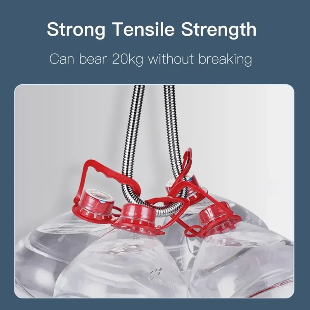 Stainless Steel Flexible Shower Hose Durable HighStrength Hot And Cold Shower Tube For Bathroom Acc 4