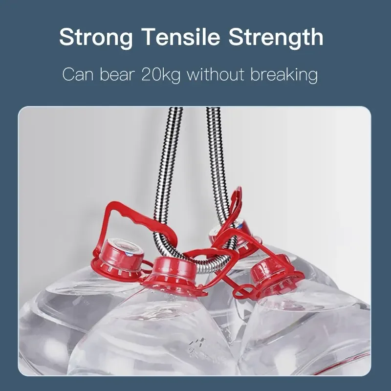 Stainless Steel Flexible Shower Hose Durable HighStrength Hot And Cold Shower Tube For Bathroom Acc 4