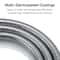 Stainless Steel Flexible Shower Hose Durable HighStrength Hot And Cold Shower Tube For Bathroom Acc 3