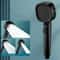 High Pressure Shower Head With Water Saving Modes Adjustable OneKey Stop Massage Sprayer Bathroom A 6