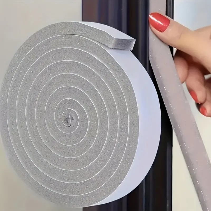 PU Sponge Foam Seal Strip Tape Soundproof Weatherproof And AntiCollision Tape For Doors Windows And 1