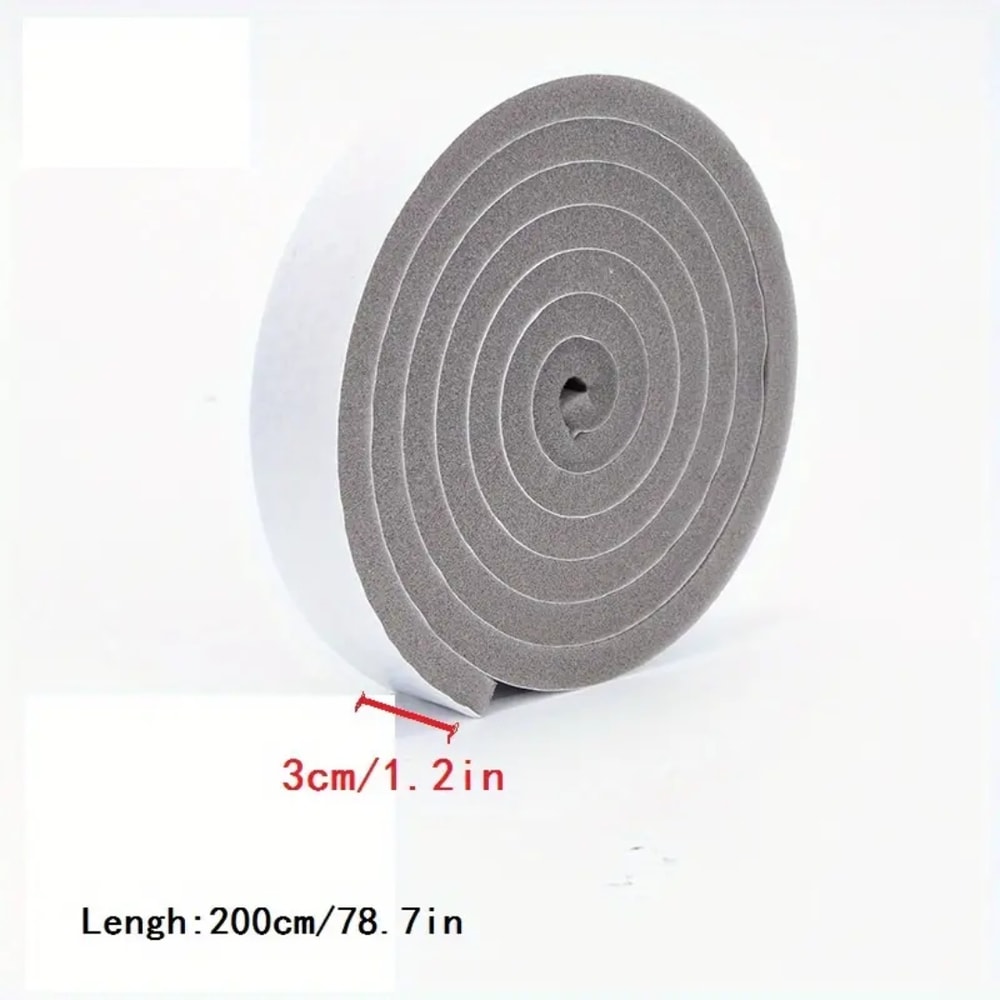 PU Sponge Foam Seal Strip Tape Soundproof Weatherproof And AntiCollision Tape For Doors Windows And 5
