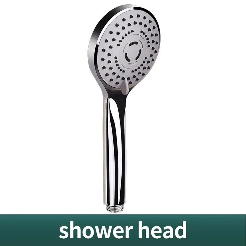 Pressurized Hand Shower Nozzle Large Water Output 5 Models Universal Adaptation Water Saving 6