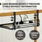 Sturdy UnderDesk Storage Rack With Cable Management Durable Metal Office Organizer 1