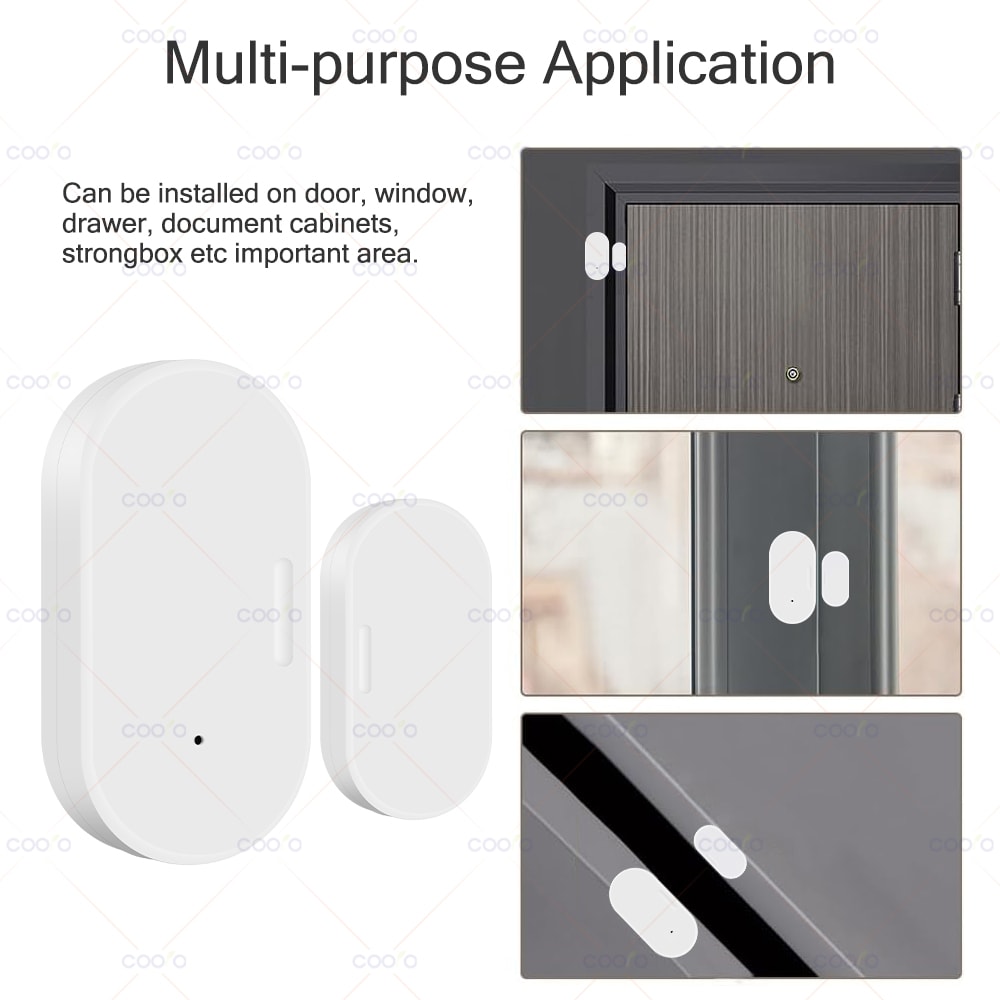 Wireless Magnetic Door Window Sensor Alarm OpenClosed Detection System For Home Security 2