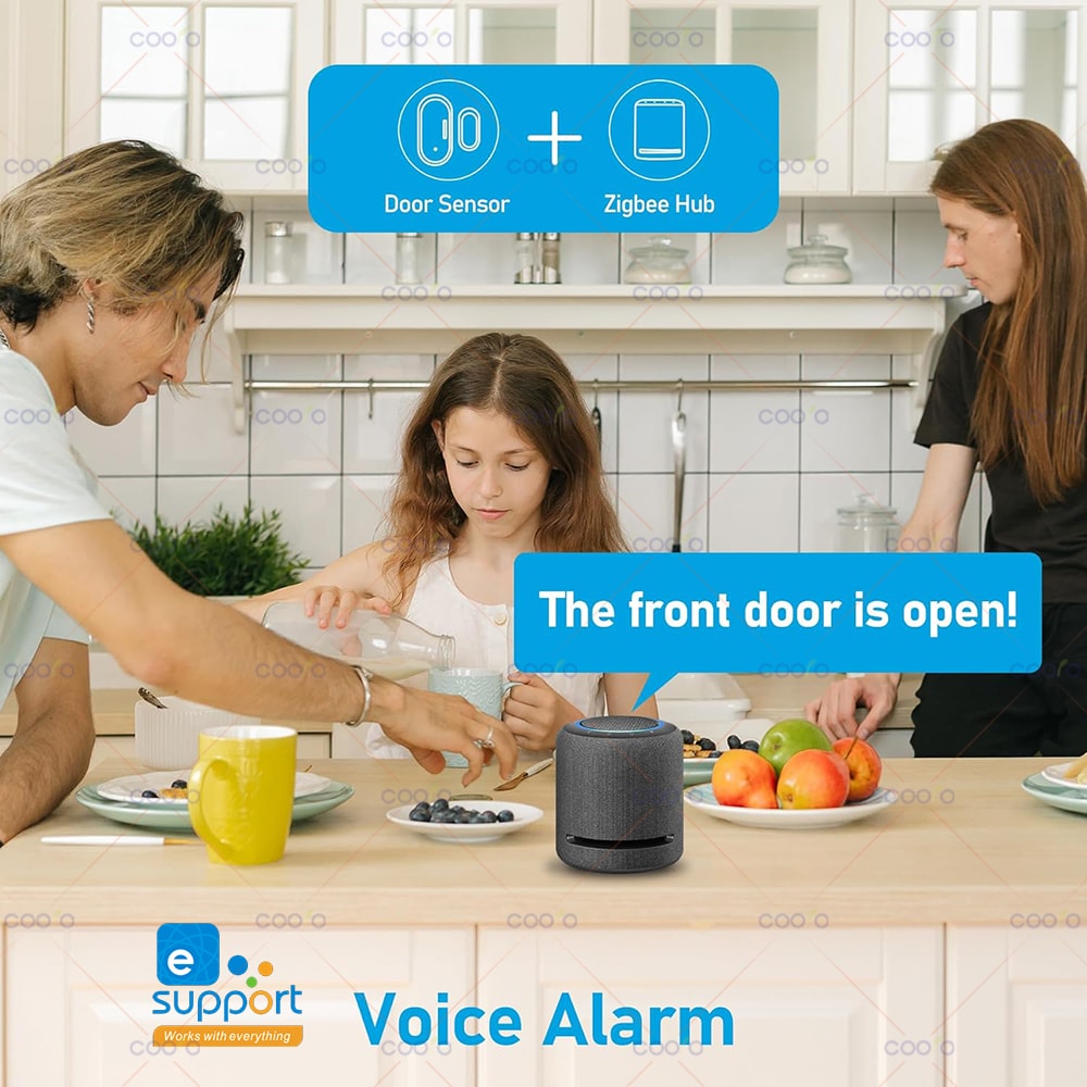 Wireless Magnetic Door Window Sensor Alarm OpenClosed Detection System For Home Security 5