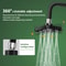 Mini Surround Pressurized Rain Shower Head Powerful Water Flow for a Refreshing Shower Experience