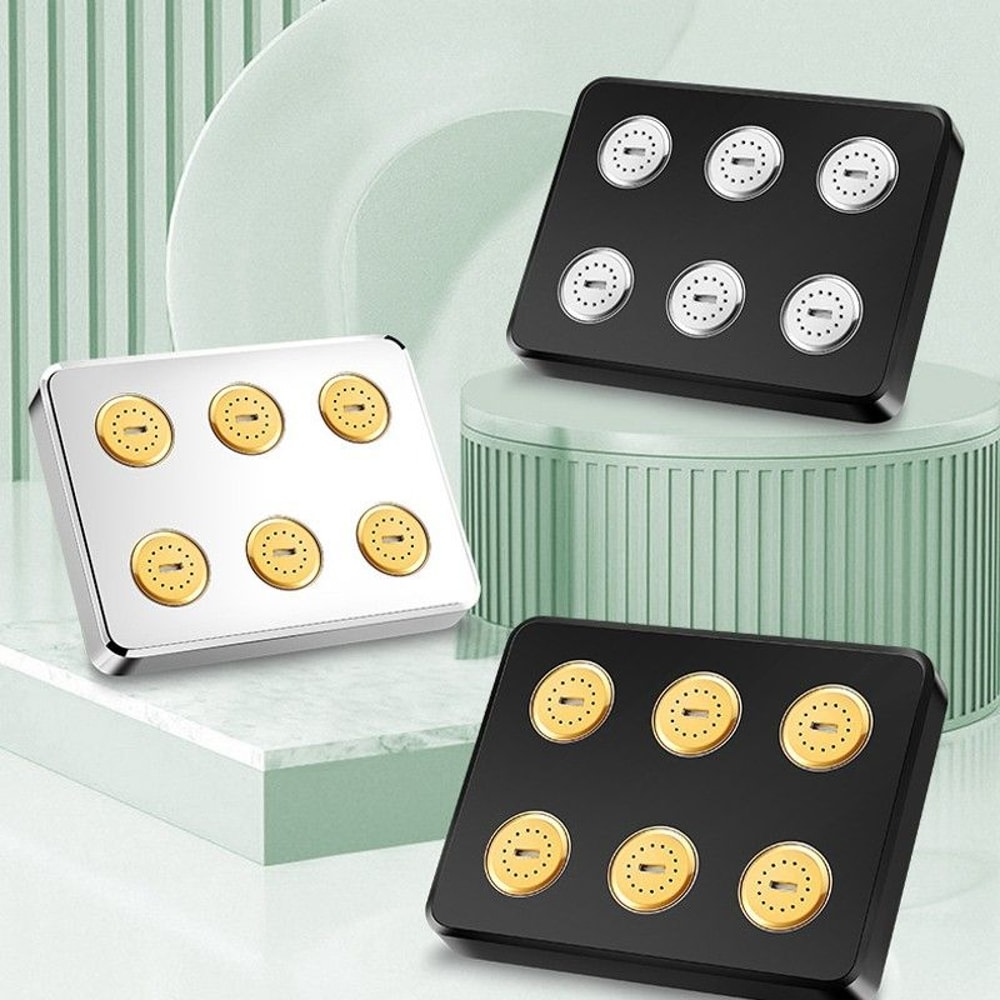 Mini Surround Pressurized Rain Shower Head Powerful Water Flow for a Refreshing Shower Experience