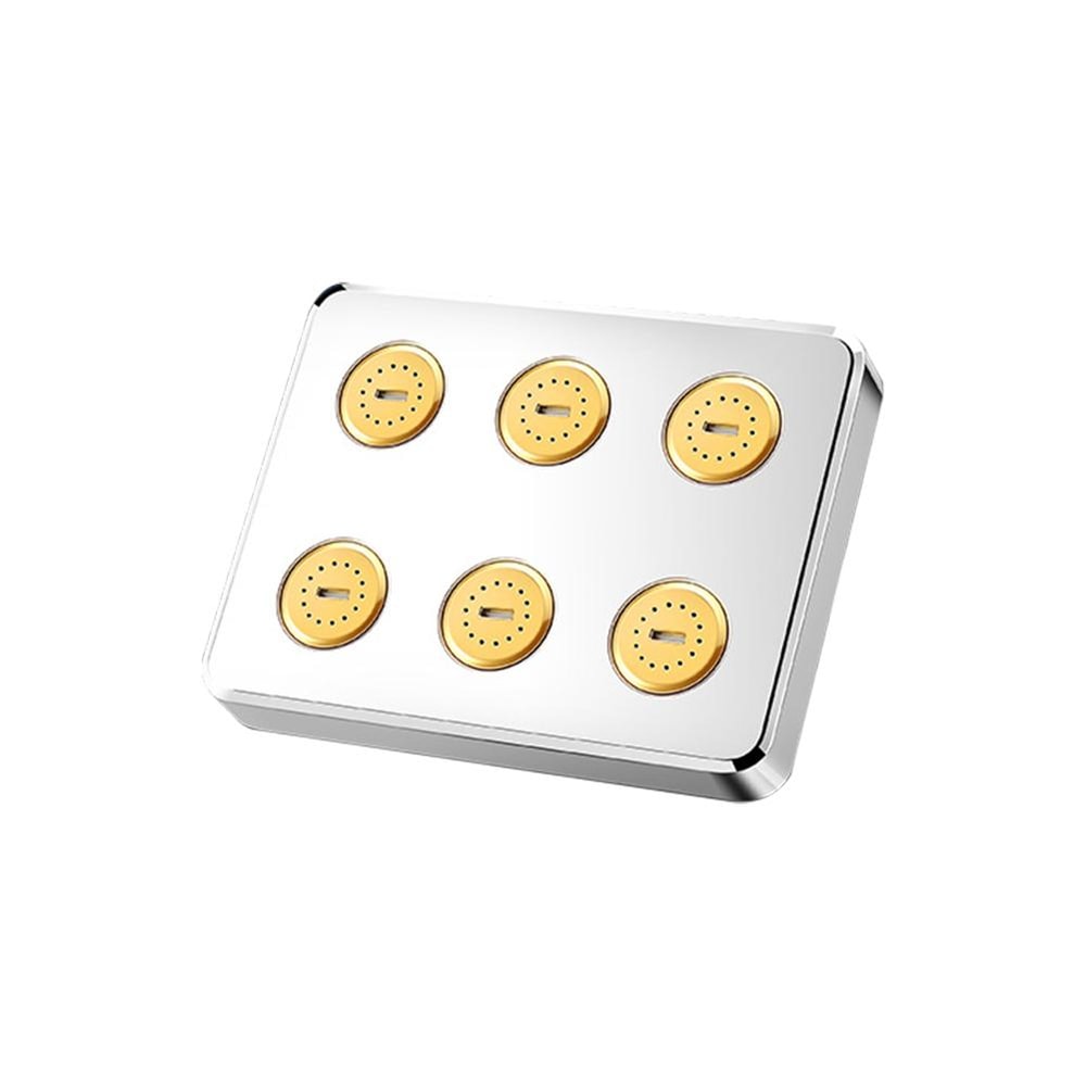 Mini Surround Pressurized Rain Shower Head Powerful Water Flow for a Refreshing Shower Experience