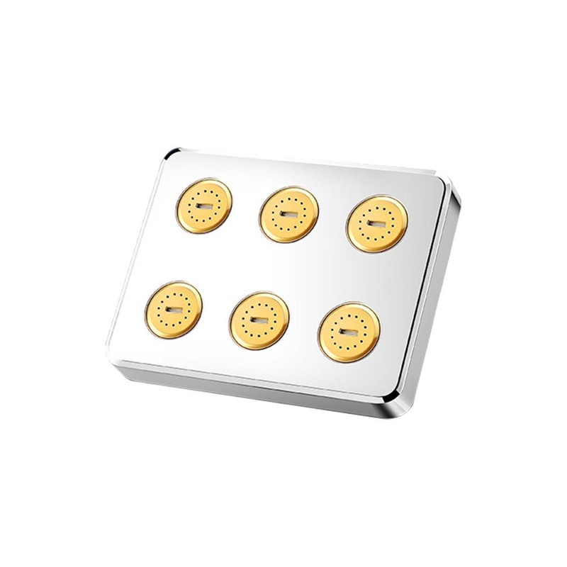 Mini Surround Pressurized Rain Shower Head Powerful Water Flow for a Refreshing Shower Experience