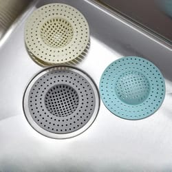plastic kitchen sink filter strainer premium hair catcher & waste collector for drains