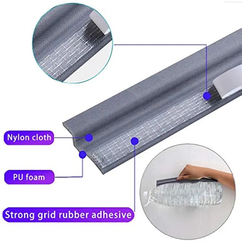 SelfAdhesive Weather Stripping Tape Waterproof Dustproof Door And Window Seal For Noise Insects And 1
