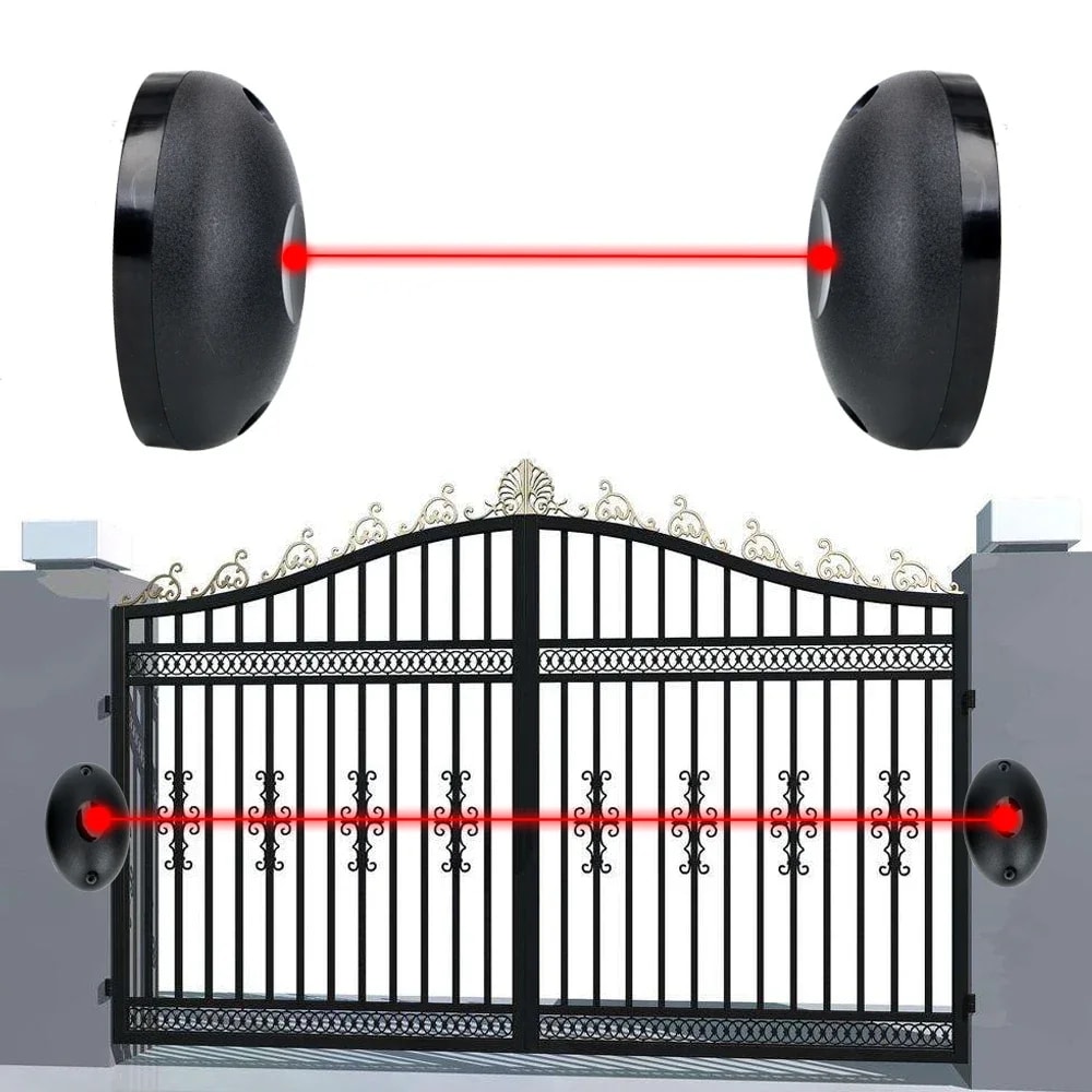 Infrared Radiation Sensor Security Alarm for Gates & Windows Anti-Theft Single Beam Barrier