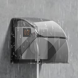 weatherproof outdoor socket cover waterproof outlet protection box for safe electrical plugs