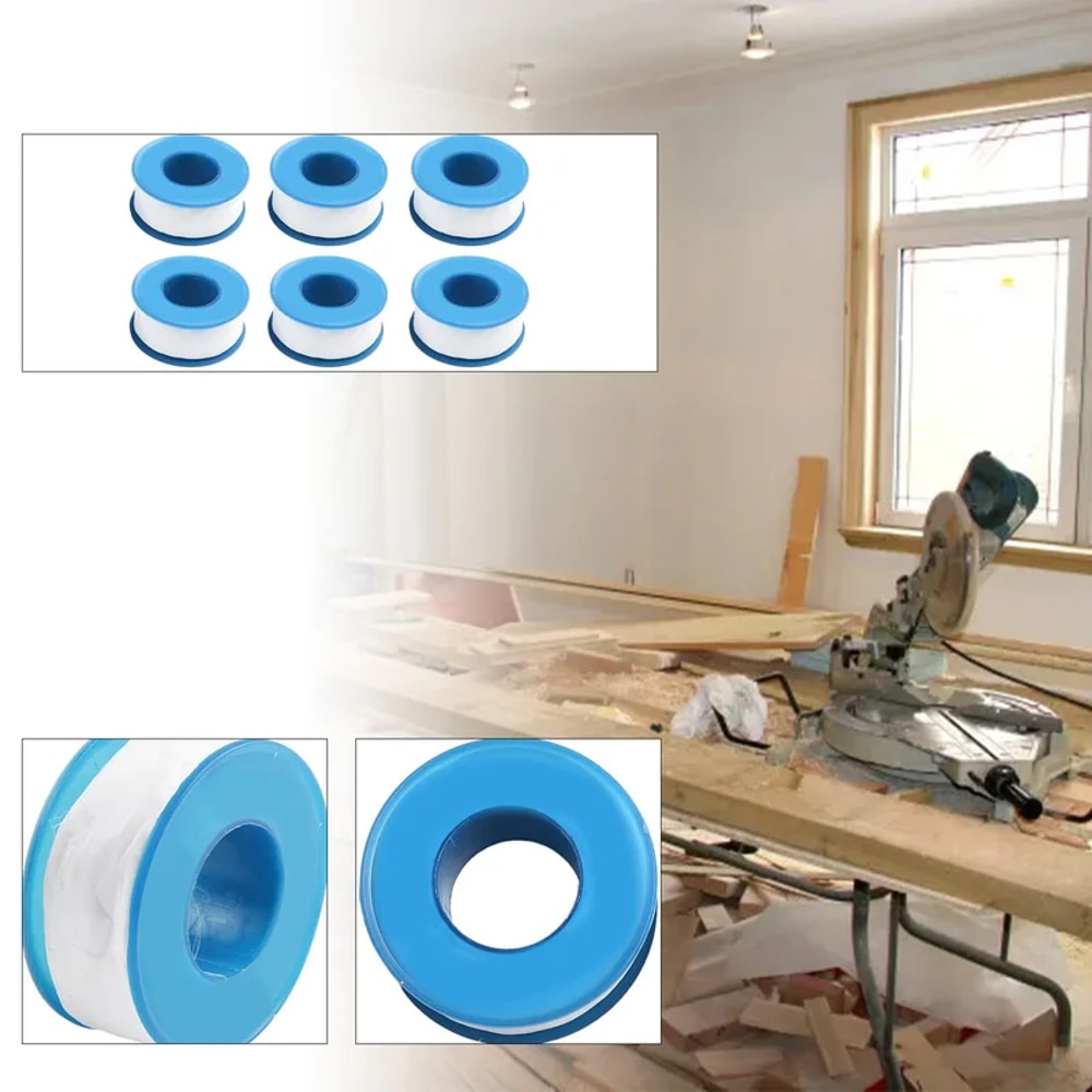 PTFE Thread Seal Tape Leakproof Plumbing Thread Seal Tape For Water Pipes Faucets And Plumbing Repa 4