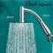 High Pressure Rainfall Shower Head With Stainless Steel Square Head And Curved Shower Head Extender 7