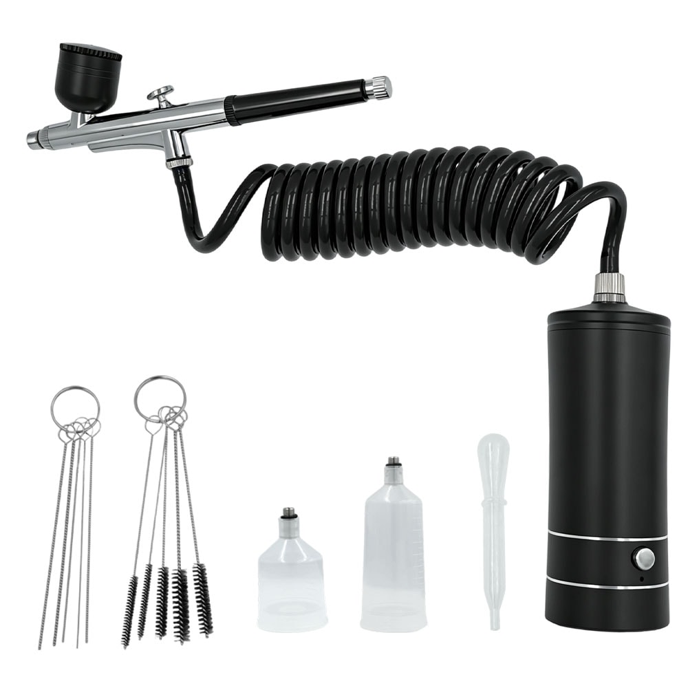 Premium Mini Airbrush Nail Art Kit With Compressor For Nails Cakes 6