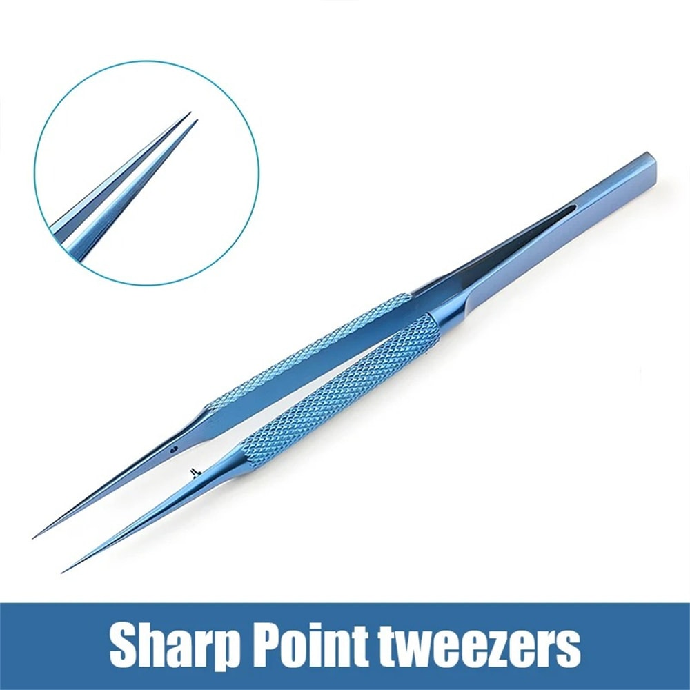 Professional Titanium Alloy Tweezers for Phone Repair & Electronics