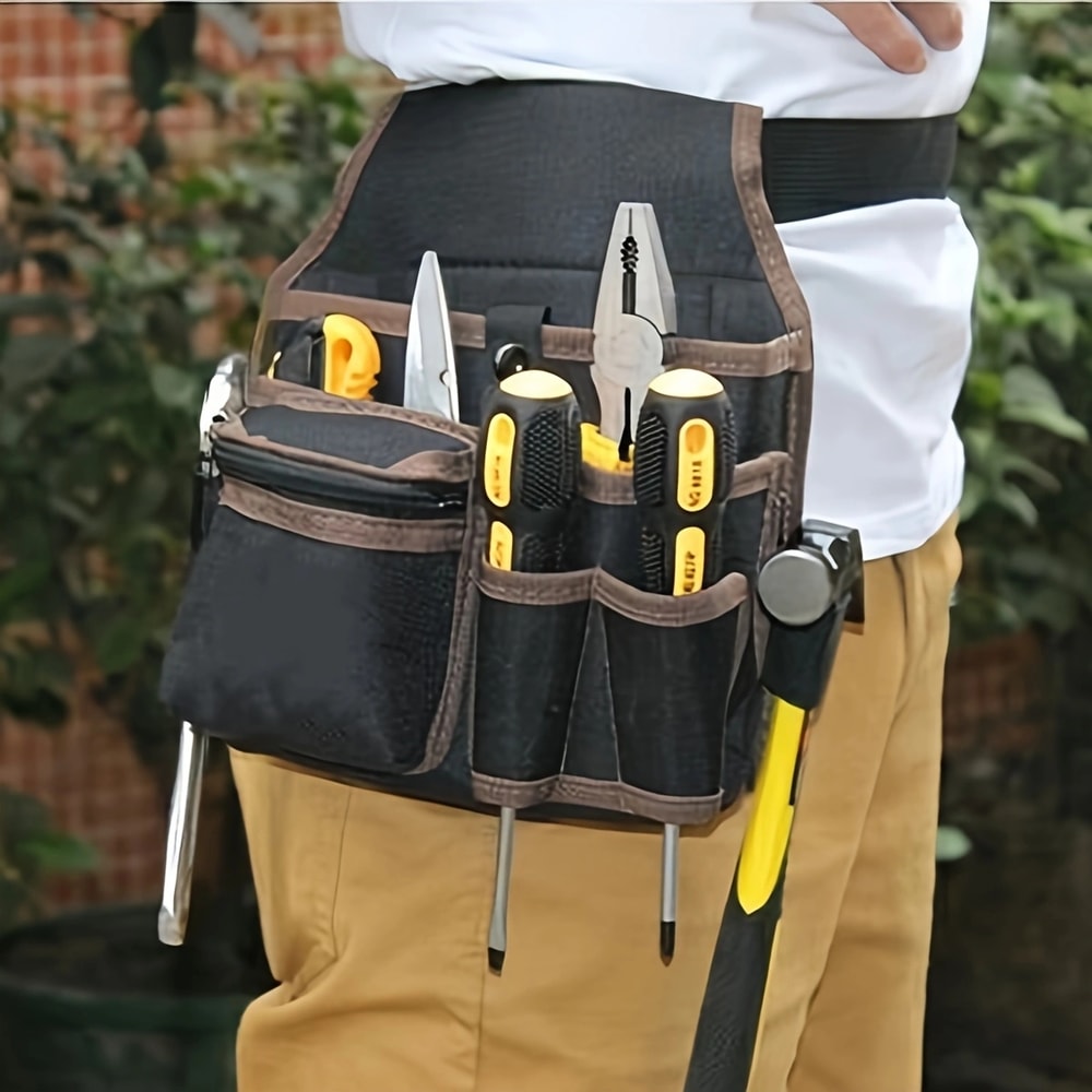 Multifunctional Tool Belt Organizer HeavyDuty Drill Wrench Screwdriver Pouch 0