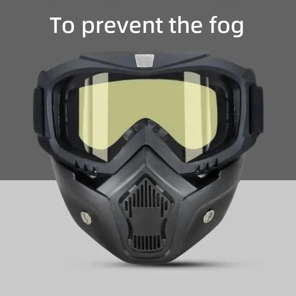 Full Face Protective Welding Mask with Fog-proof and Sand-proof Shield