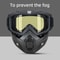 Full Face Protective Welding Mask with Fog-proof and Sand-proof Shield