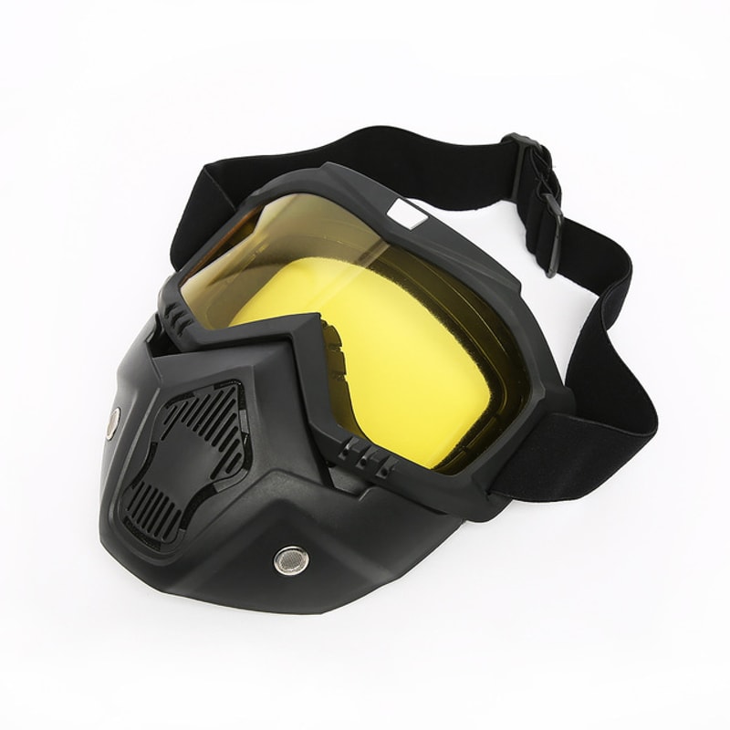 Full Face Protective Welding Mask with Fog-proof and Sand-proof Shield
