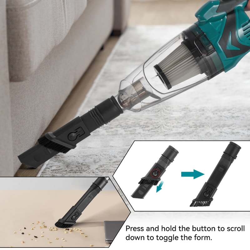Cordless Handheld Vacuum Cleaner Portable HighPower Home Car Cleaner 5