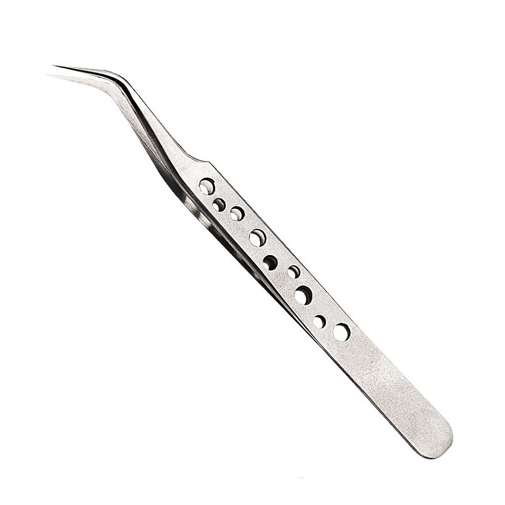 Precision AntiStatic Electronics Tweezers Curved Straight Stainless Forceps For Repair 5