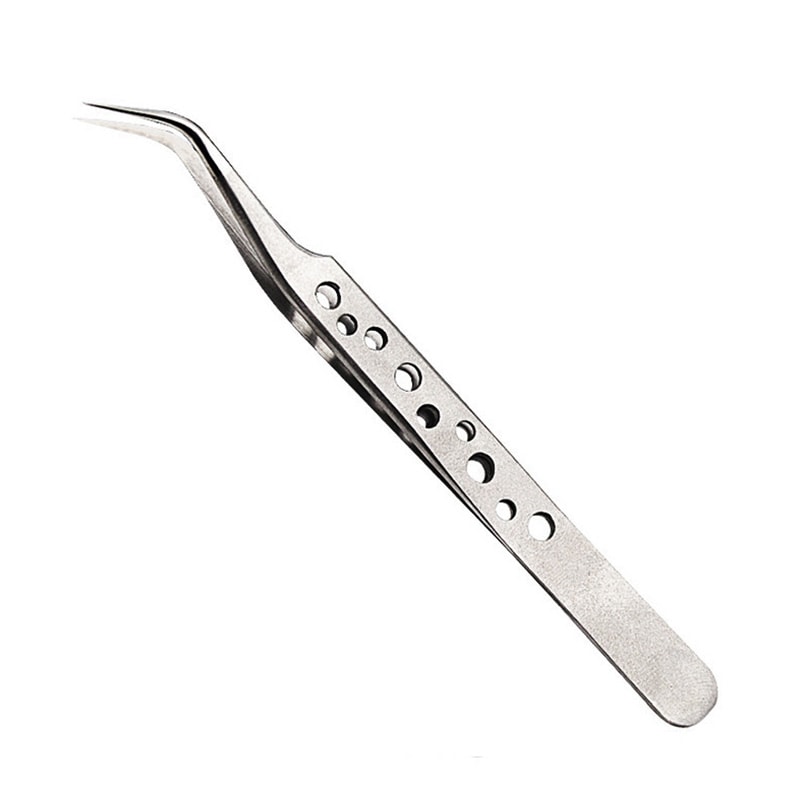 Precision AntiStatic Electronics Tweezers Curved Straight Stainless Forceps For Repair 5