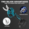Professional Cordless Electric Pruning Shear with Brushless Motor for Gardening and Bonsai Cutting Tool