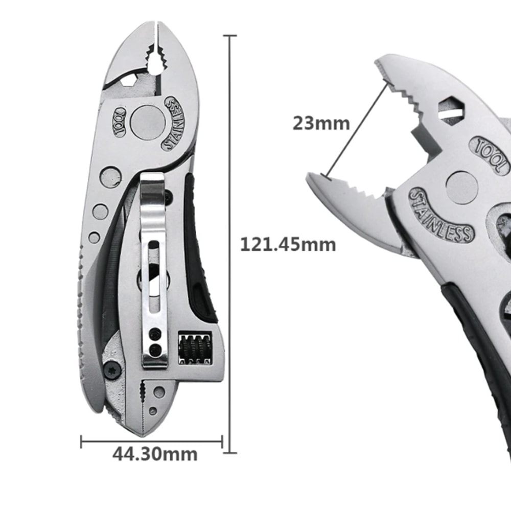 Multifunction Pocket Multitool Kit with Pliers & Screwdrivers