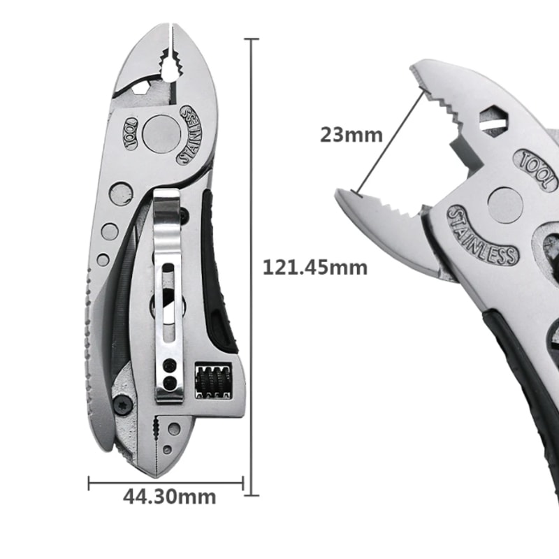Multifunction Pocket Multitool Kit with Pliers & Screwdrivers