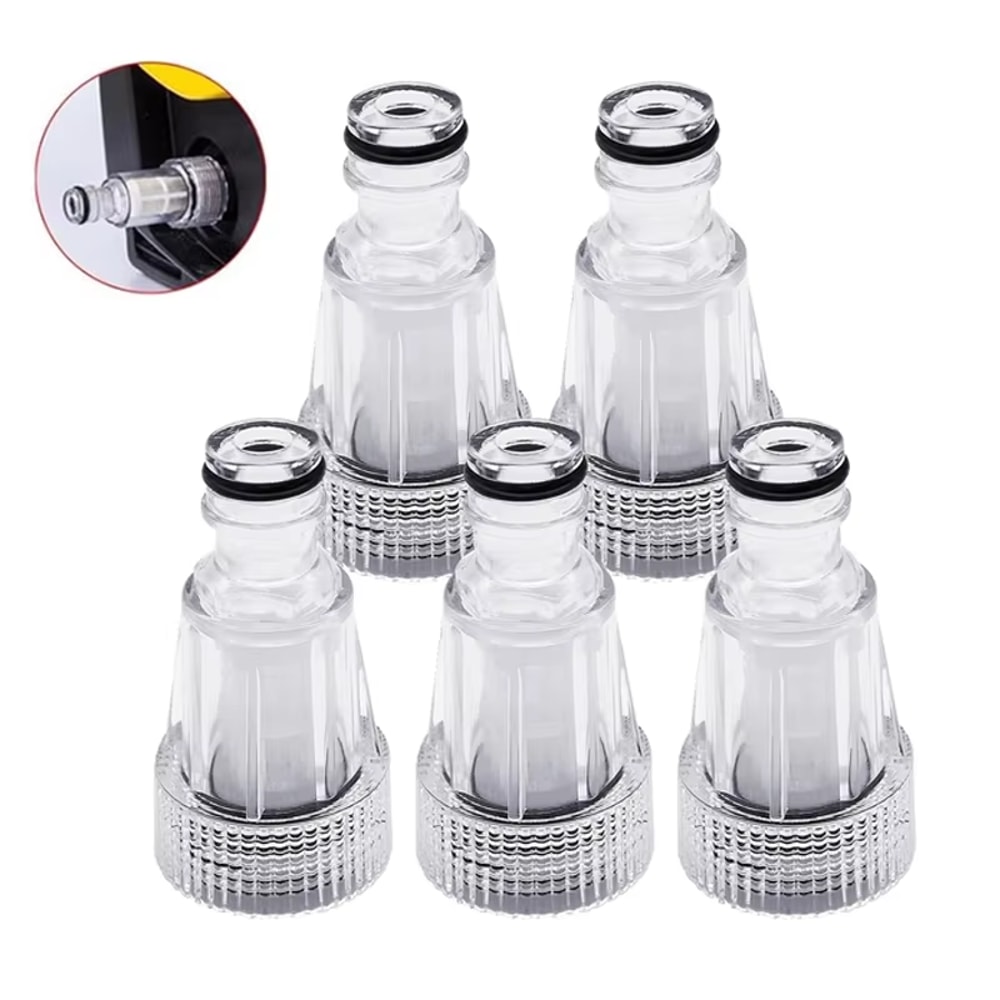 Pressure Washer Water Filter Inlet Connector With Garden Hose Adapter For Pump Protection 0