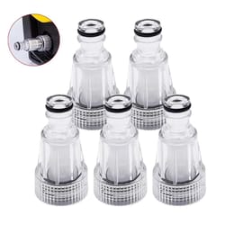 pressure washer water filter inlet connector with garden hose adapter for pump protection