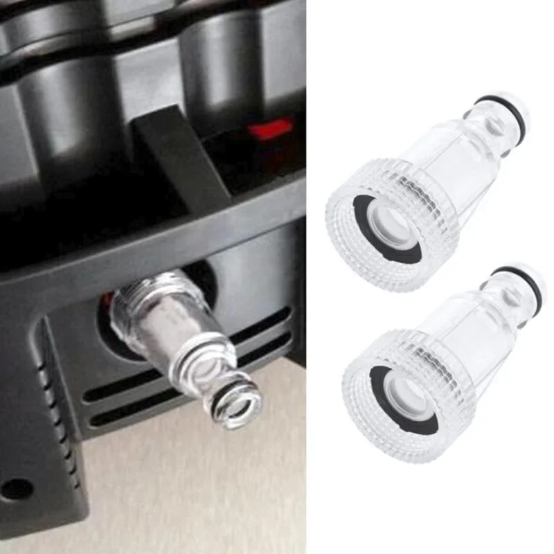Pressure Washer Water Filter Inlet Connector With Garden Hose Adapter For Pump Protection 2