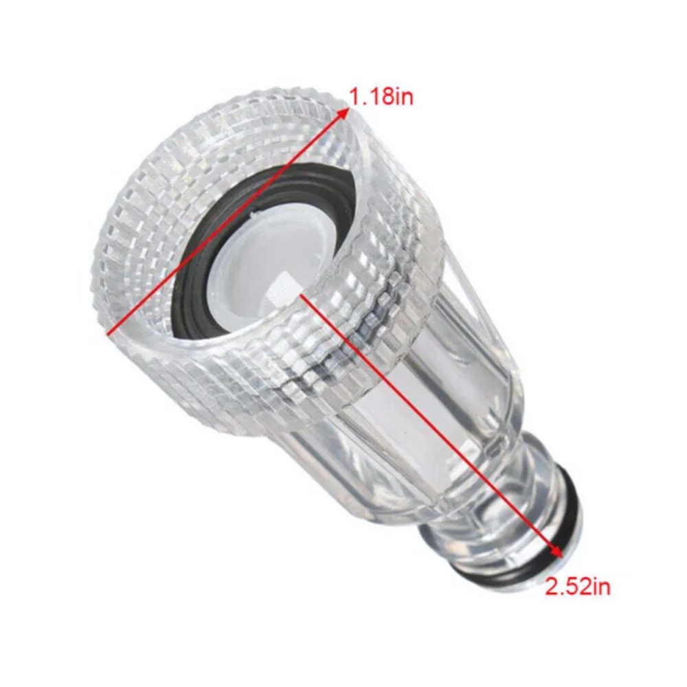 Pressure Washer Water Filter Inlet Connector With Garden Hose Adapter For Pump Protection 4