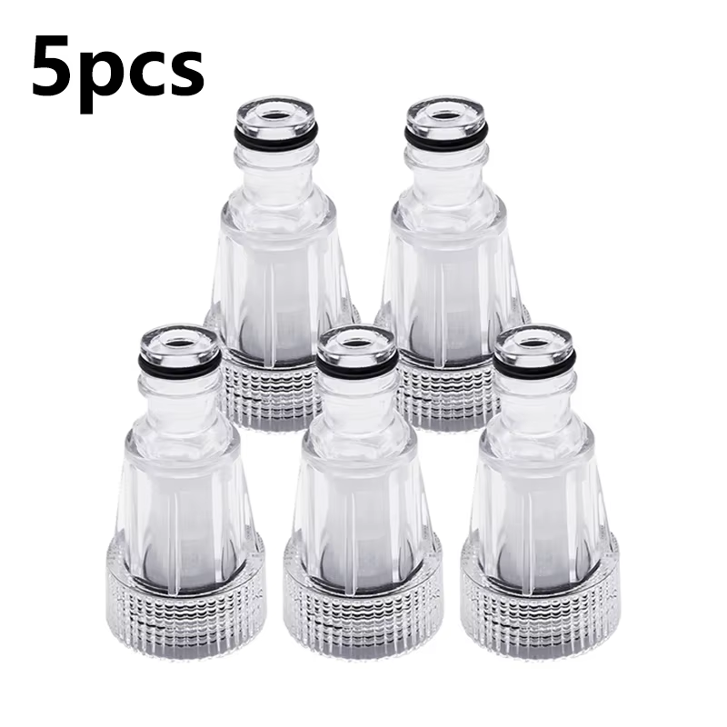 Pressure Washer Water Filter Inlet Connector With Garden Hose Adapter For Pump Protection 5