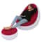 Portable Inflatable Sofa Chair Soft Flocked Inflatable Lounge Chair Foldable Lazy Air Sofa for Indoor Outdoor Relaxing